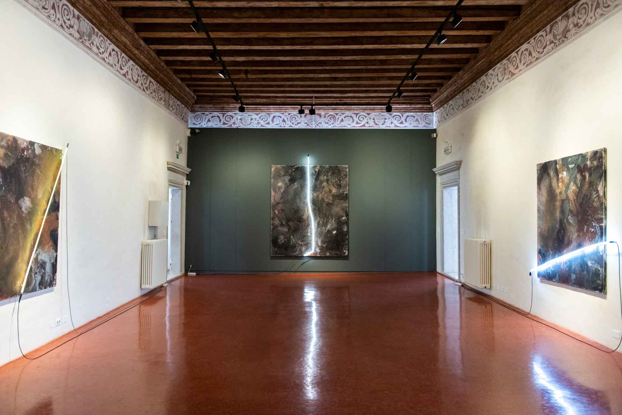 Mary Weatherford at the Palazzo Grimani